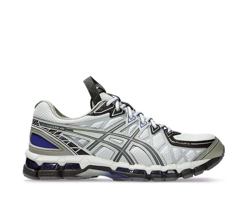 Asics UB10-S Gel Kayano 20 Kiko Kostadinov Glacier Grey/Lavender Grey — Kollaboration Design GT-2160 neu interpretiert