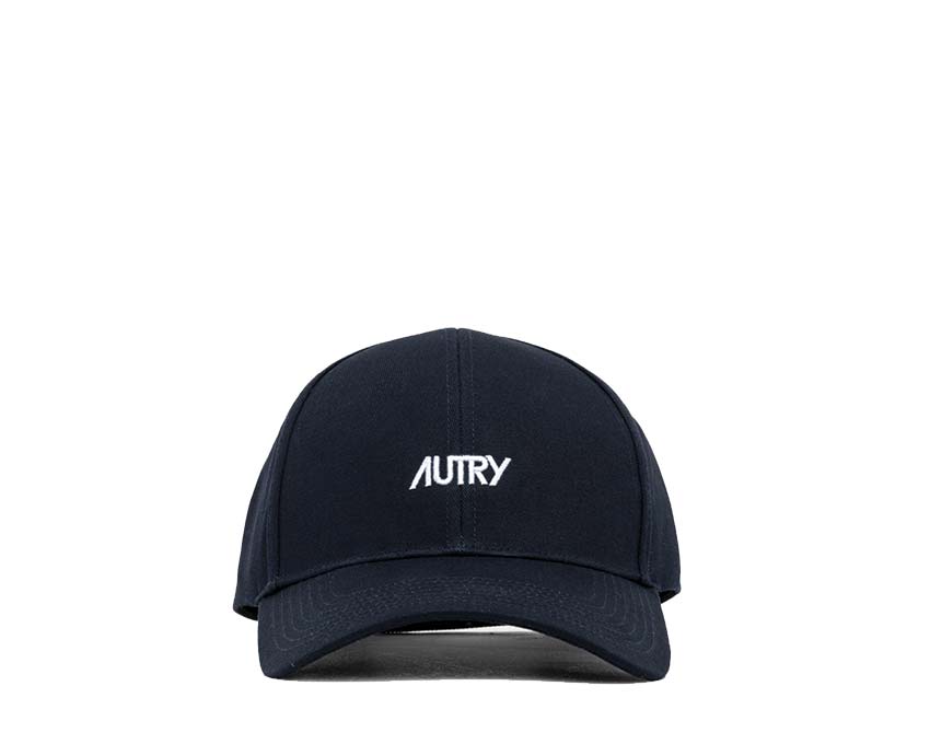 Autry Casquette Main Brodée Bleu — casquette homme coton broderie logo Autry bleue