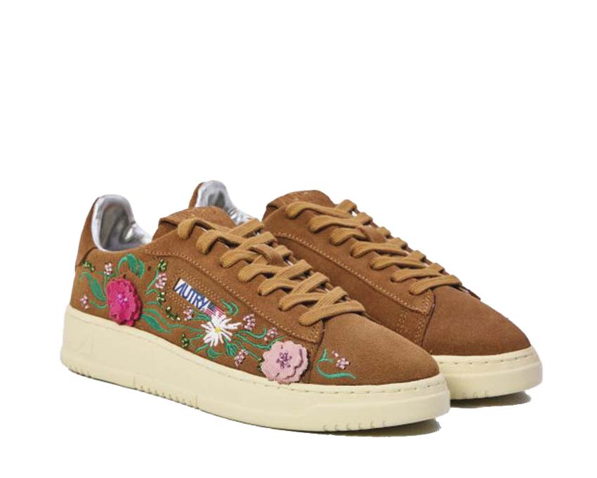 Autry Dallas Low W Floral semelle — semelle gomme Dallas Low femme