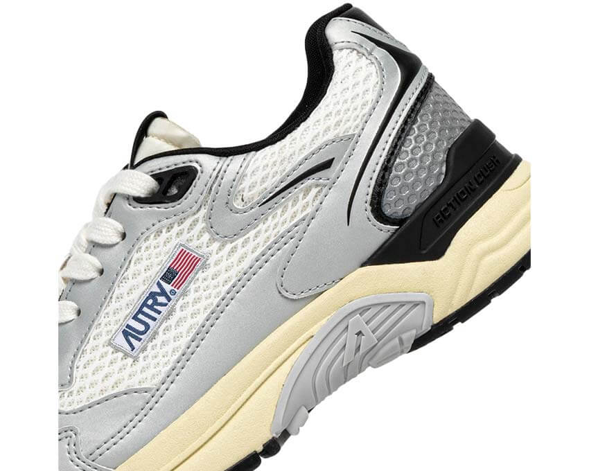 Autry Hyperway Low Mauve vue latérale — mesh mauve léger Hyperway