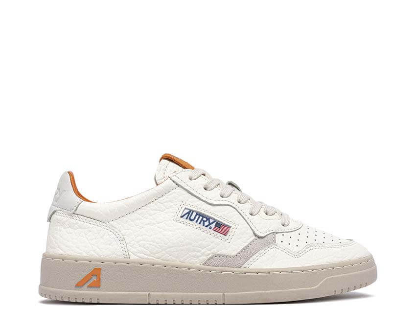 Autry Medalist Low Cuir/Daim Sport — sneaker homme cuir daim rétro sport