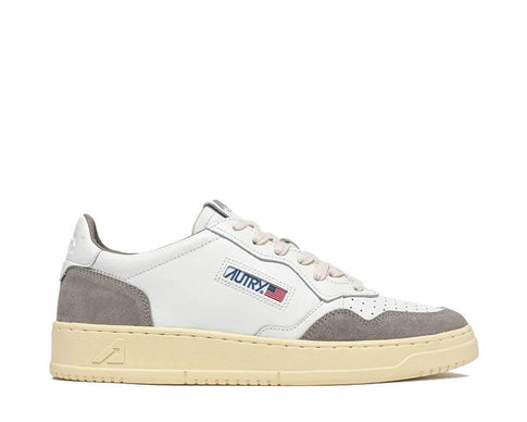 Autry Medalist Low Taupe Daim — sneaker femme daim taupe sport rétro vintage