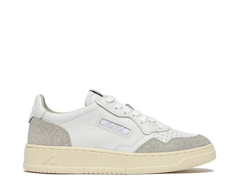 Autry Medalist Low Rose Pâle Cuir — sneaker femme cuir rose pale sport rétro tennis