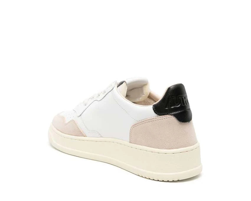Autry Medalist Low Suede White semelle — semelle vulcanisée blanche Suede White femme