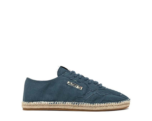 Autry Sandy Espadrilles Denim Canvas — espadrilles unisexe toile denim bleu corde jute