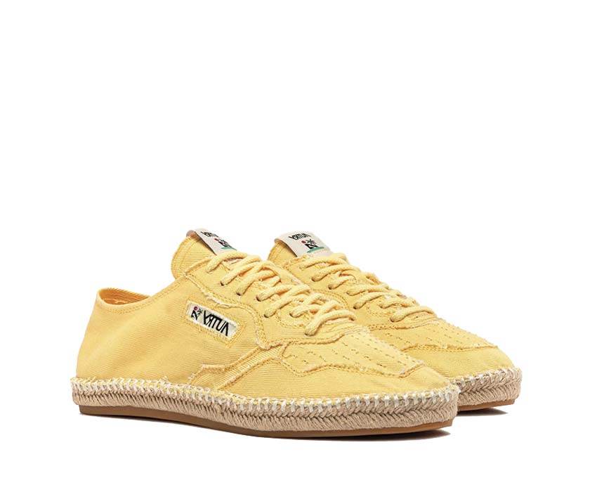 Autry Sandy Espadrilles Jaune Pastel semelle — semelle jute espadrille jaune