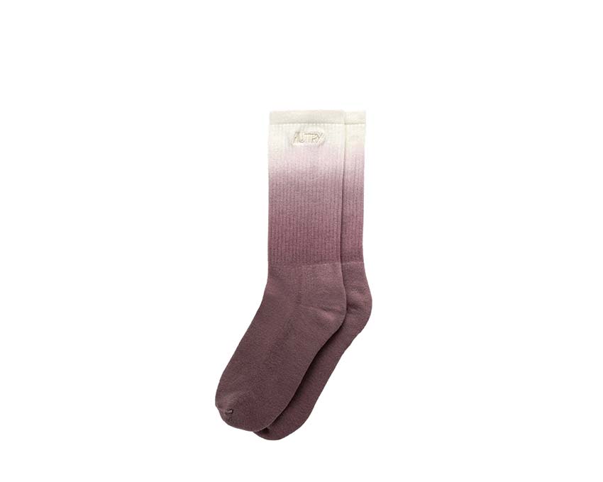 Autry Socks Tie Dye Reef — chaussettes tie-dye bleu reef logo Autry