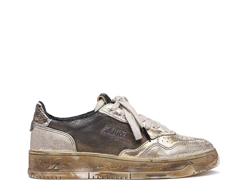 Autry Super Vintage Low — sneaker homme cuir daim rétro sport premium