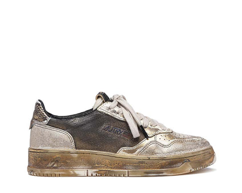 Autry Super Vintage Low — sneaker homme cuir daim rétro sport premium