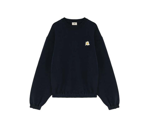 Autry Sweatshirt Heavy Jersey Vortex — sweat homme jersey lourd motif vortex logo Autry