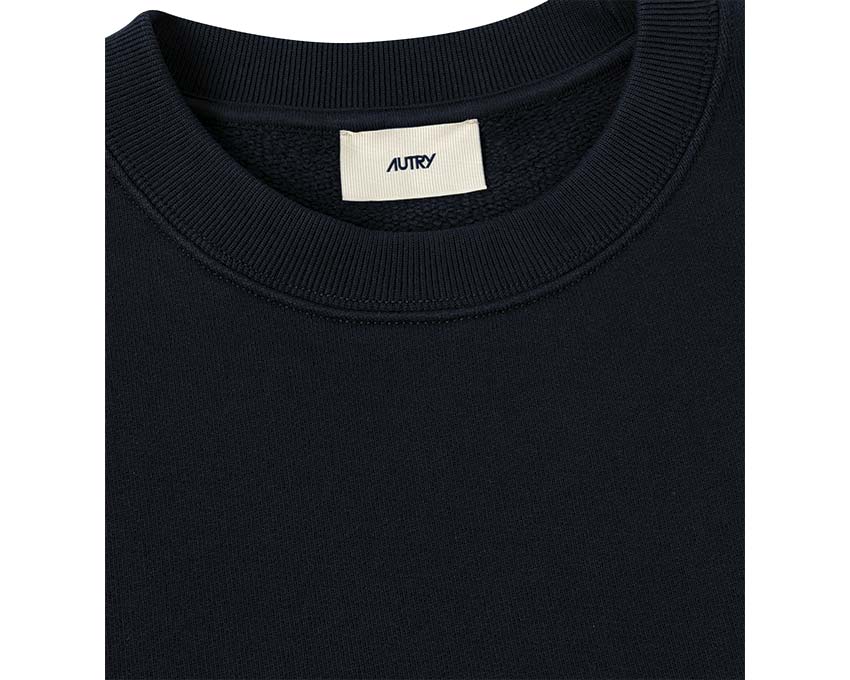 Autry Sweatshirt Heavy Jersey Vortex détail — motif vortex jersey lourd