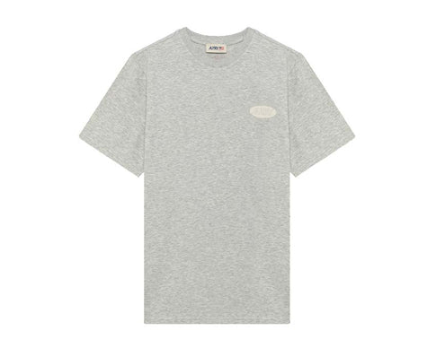 Autry T-Shirt Main Cotton Light Blue — t-shirt homme coton bleu ciel logo brodé