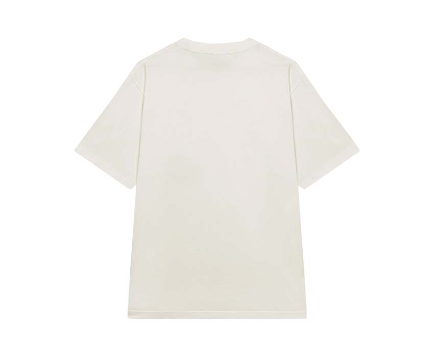Autry T-Shirt Main Cotton White détail — broderie logo Autry blanc