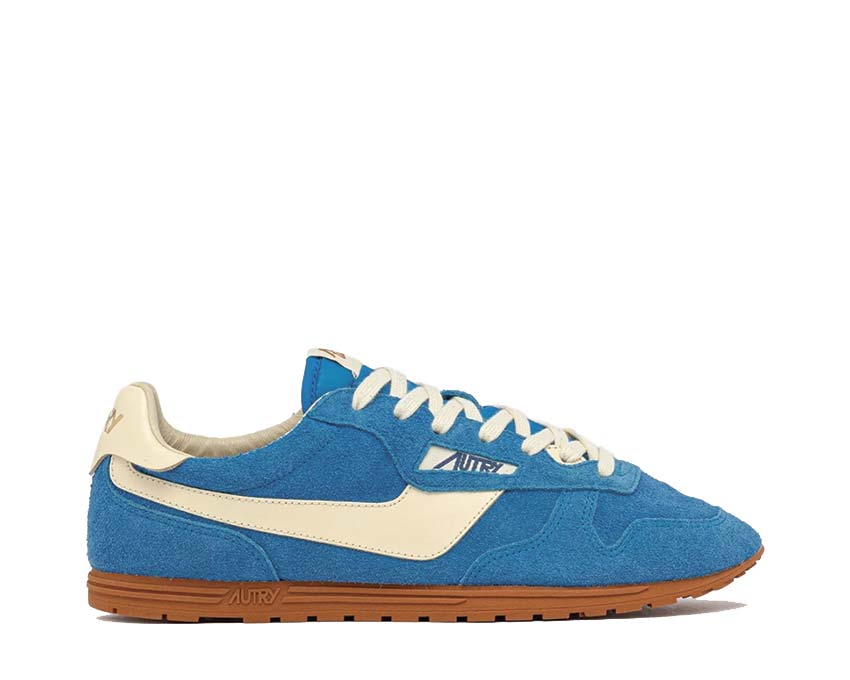 Autry Windspin Low Blue Yacht Rutabaga — sneakers homme daim bleu marine lifestyle premium