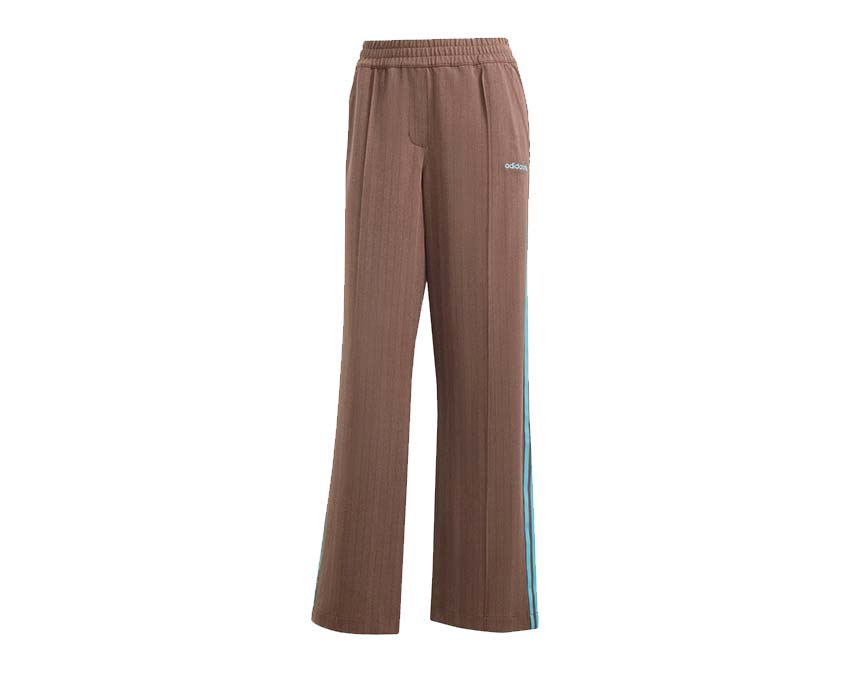 Adidas Tailored Pants Auburn — pantalone donna vita alta color terracotta