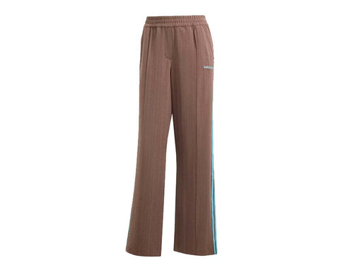 Adidas Tailored Pants Auburn — pantalone donna vita alta color terracotta