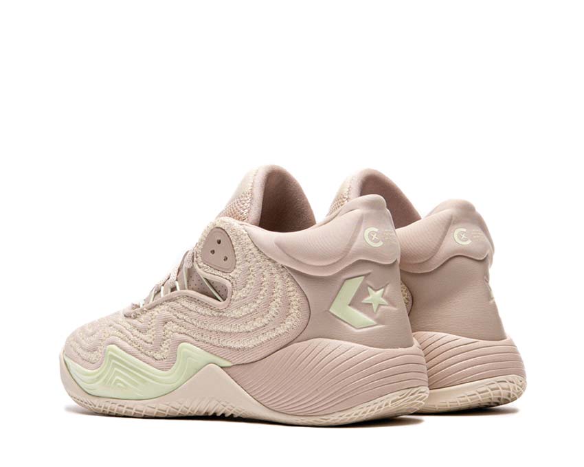 Converse All Star BB Shift CX Mid Natural Ivory semelle — semelle basketball crantée ivoire