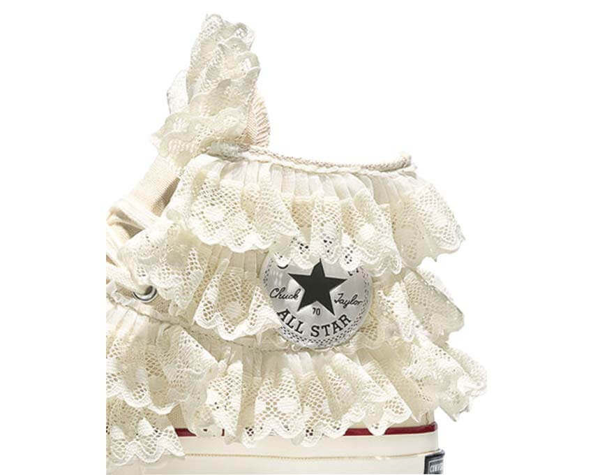 Converse Chuck 70 Canvas Egret Crochet vue latérale — profil toile crochet egret