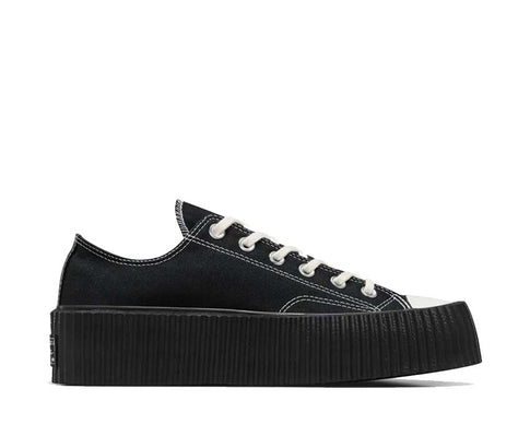 Converse Chuck 70 Canvas Ltd Black Up-Black — Damen-Sneaker Segeltuch matt schwarz
