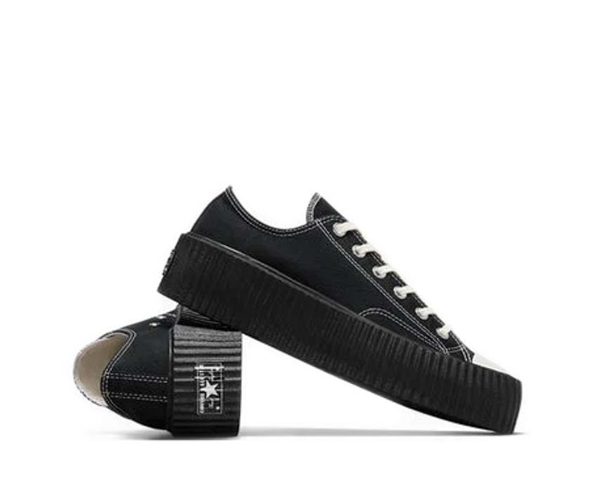 Converse Chuck 70 Canvas Ltd Black Up-Black Sohle — vulkanisierte Sohle