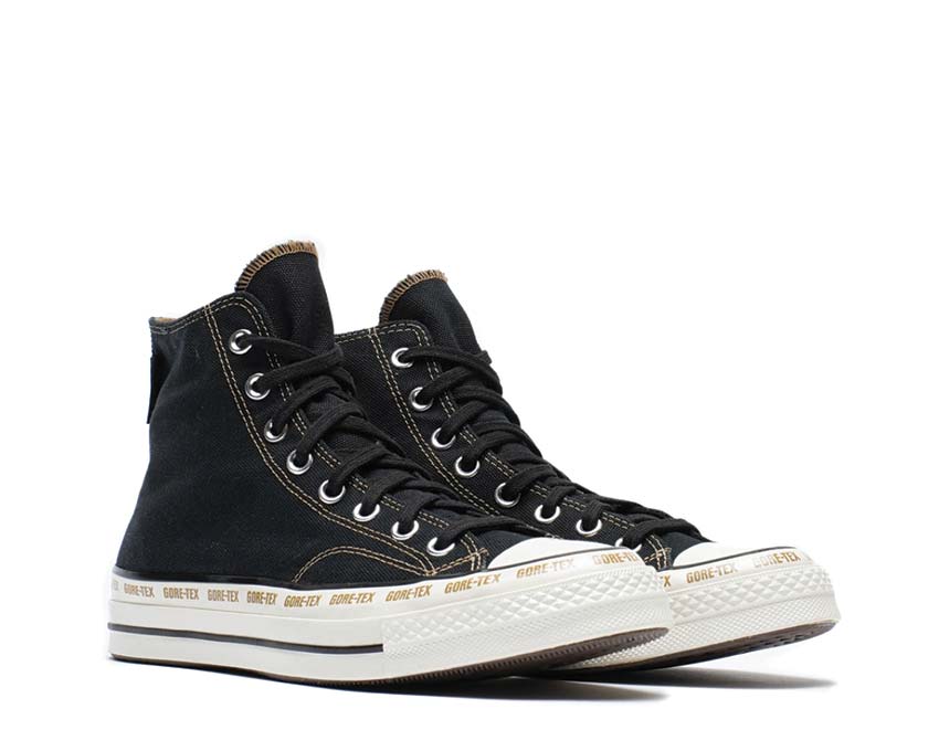 Converse Chuck 70 Gore-Tex Black/Toadstool side view — waterproof Gore-Tex upper