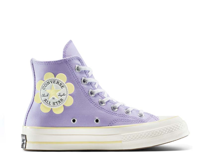 Converse Chuck 70 Hi Flower Patch — sneaker femme toile motif fleurs brodées printanières