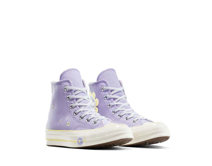 Converse Chuck 70 Hi Flower Patch semelle — semelle vulcanisée épaissie fleur