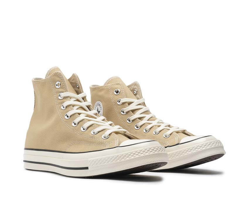 Converse Chuck 70 Hi Day vue latérale — tige haute toile claire printanière