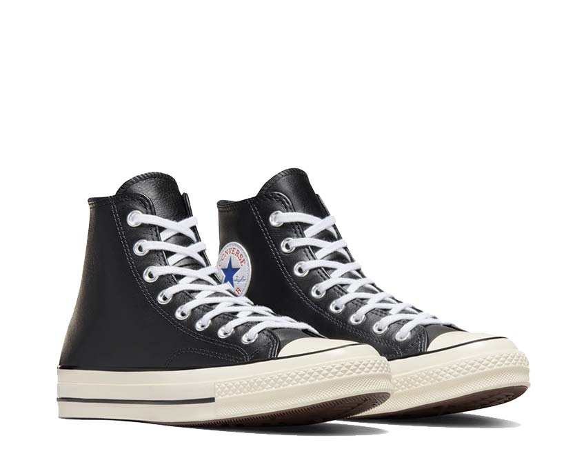 Converse Chuck 70 Hi Black/White/Egret side view — high canvas black white egret