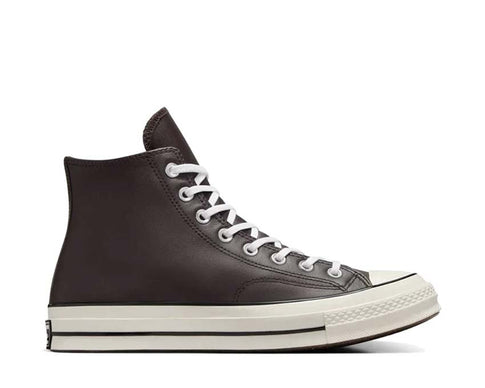 Converse Chuck 70 Hi Coffee Nut Blue — sneaker femme toile café bleu