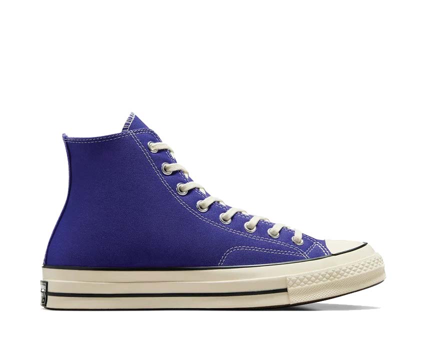 Converse Chuck 70 Hi Night Indigo/Egret Lilac — Damen-Sneaker Segeltuch Nachtblau Lila Vintage