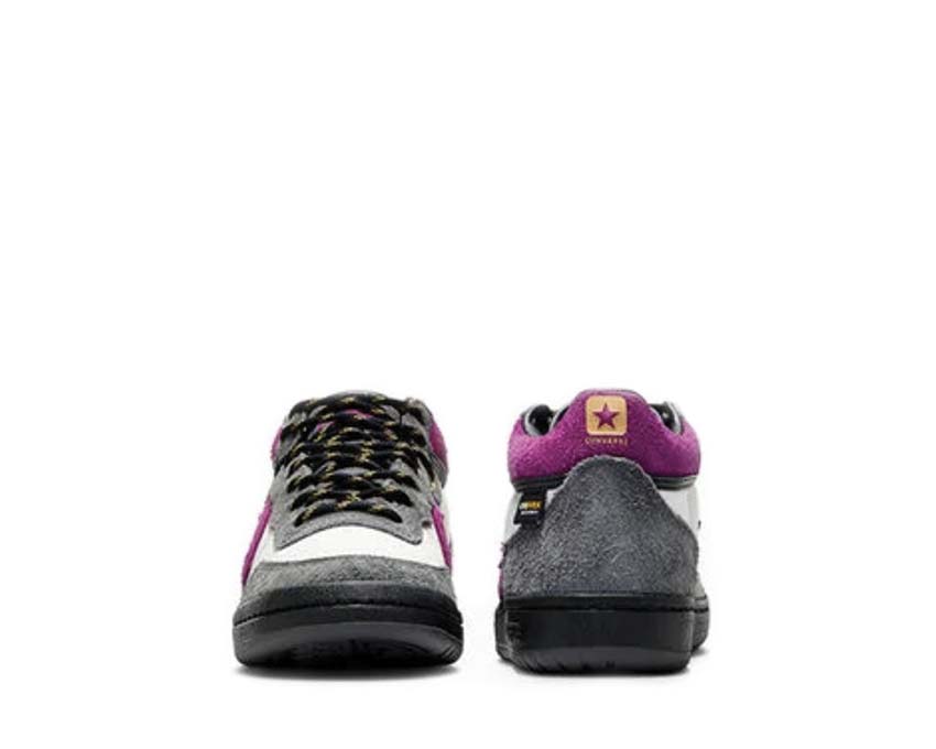 Converse Fastbreak Pro Mid Dark Matter Charcoal sole — lugged basketball sole