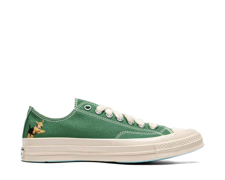 Converse Golf Le Fleur Chuck 70 OX On The Greens — sneaker uomo collab verde winter