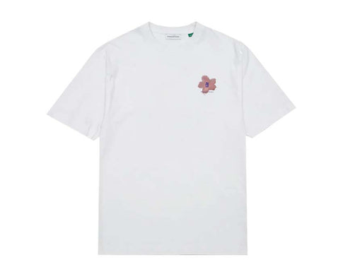 Edmmond Studios Garden Tee White — Unisex-T-Shirt Baumwolle Garten-Motiv