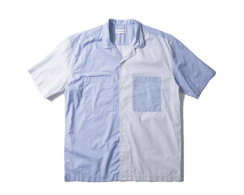 Edmmond Studios Happy Hour Shirt Light Blue — camicia uomo cotone happy hour