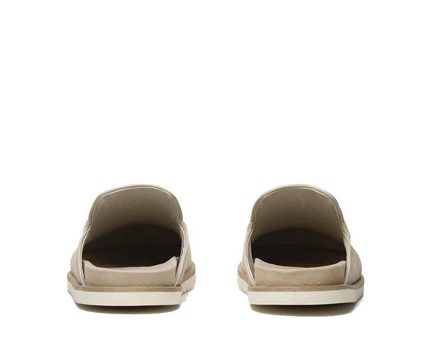 Filling Pieces Clog Suede Beige semelle — semelle bois clog