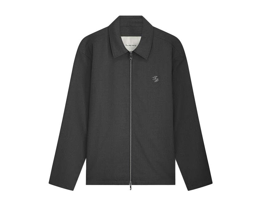 Filling Pieces Coach Jacket Twill Wool Gris — veste homme laine twill gris Filling Pieces