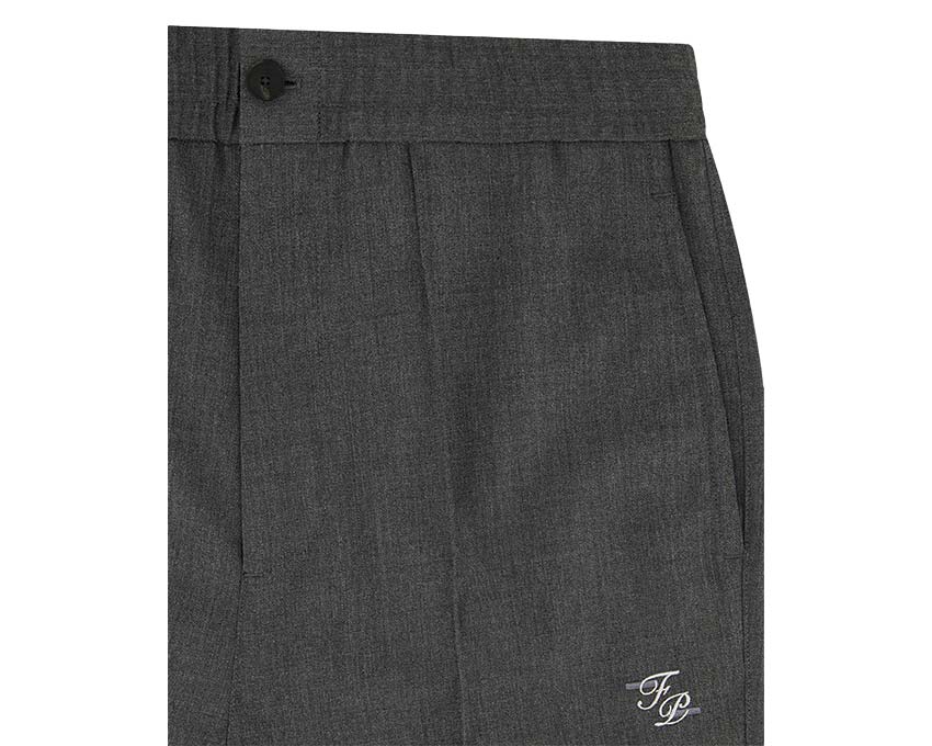 Filling Pieces Coach Pants Twill Wool Gris dos — dos pantalon gris laine coach