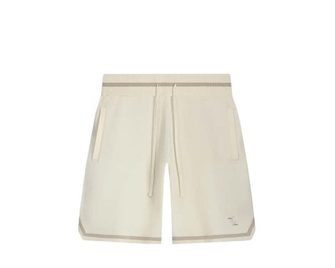 Filling Pieces Knit Short Classic Blanc Antique — short tricot Filling Pieces blanc cassé casual