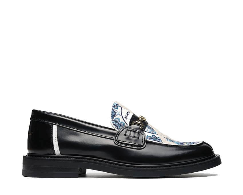 Filling Pieces Loafer Broken Plate — loafer unisexe cuir motif céramique