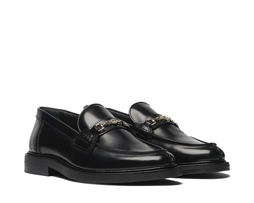 Filling Pieces Loafer Polido All Black suola — suola in pelle nera