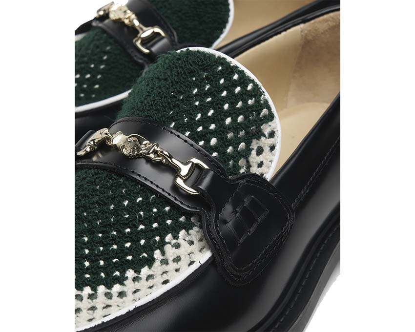 Filling Pieces Loafer Rugby Degrade Dark Green vue latérale — cuir dégradé
