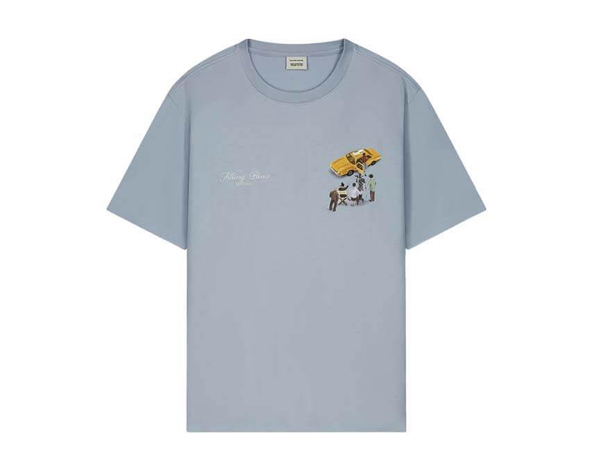 Filling Pieces T-Shirt Film Set Bleu Céleste — t-shirt homme film set bleu Filling Pieces