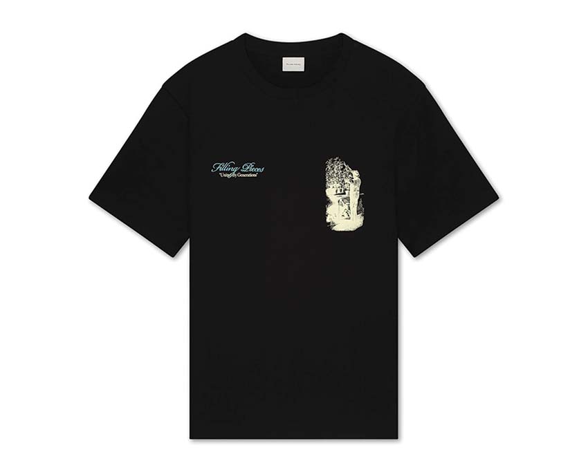 Filling Pieces T-Shirt Gardener Noir — t-shirt Filling Pieces graphique Gardener coton premium