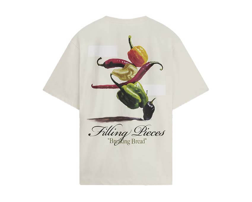 Filling Pieces T-shirt Pepper Blanc Antique dos — dos t-shirt blanc pepper