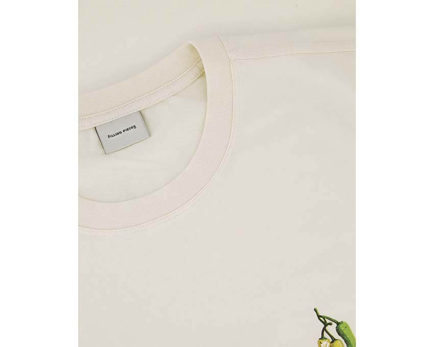 Filling Pieces T-shirt Pepper Blanc Antique vue — t-shirt blanc antique coton pepper