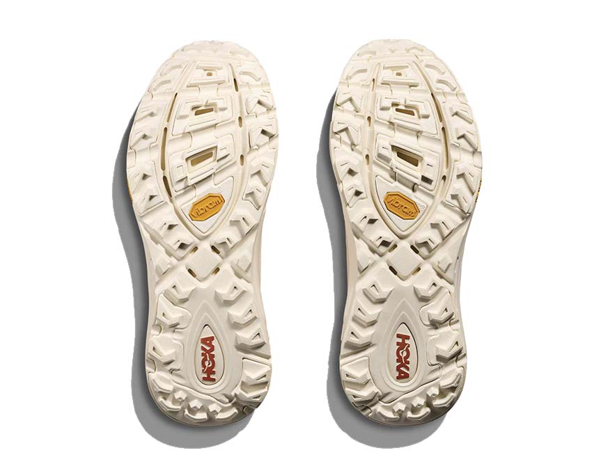 HOKA Mafate Three2 Sun Coral détail — technologie Meta-Rocker