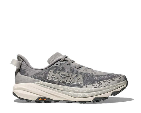 HOKA Speedgoat 6 Stellar Grey — men's running maximal EVA sole