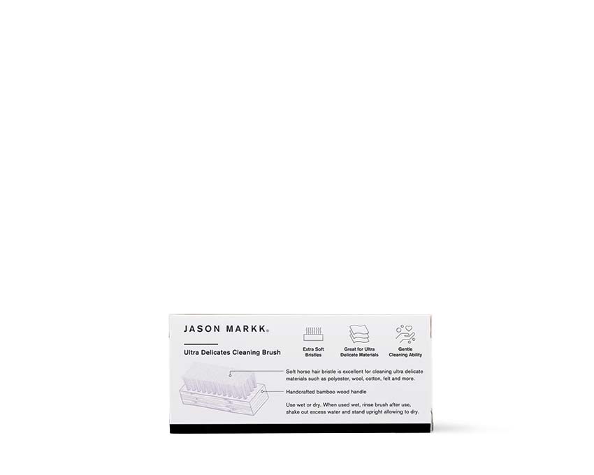 Jason Markk Ultra Delicates Brush détail — brosse soie nubuck daim premium