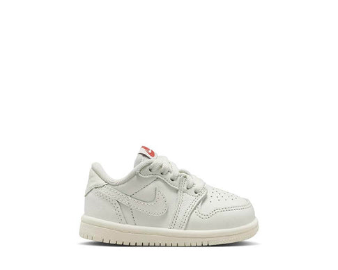 Jordan 1 Retro Low OG TD Sail University Red — sneakers enfant toddler cuir